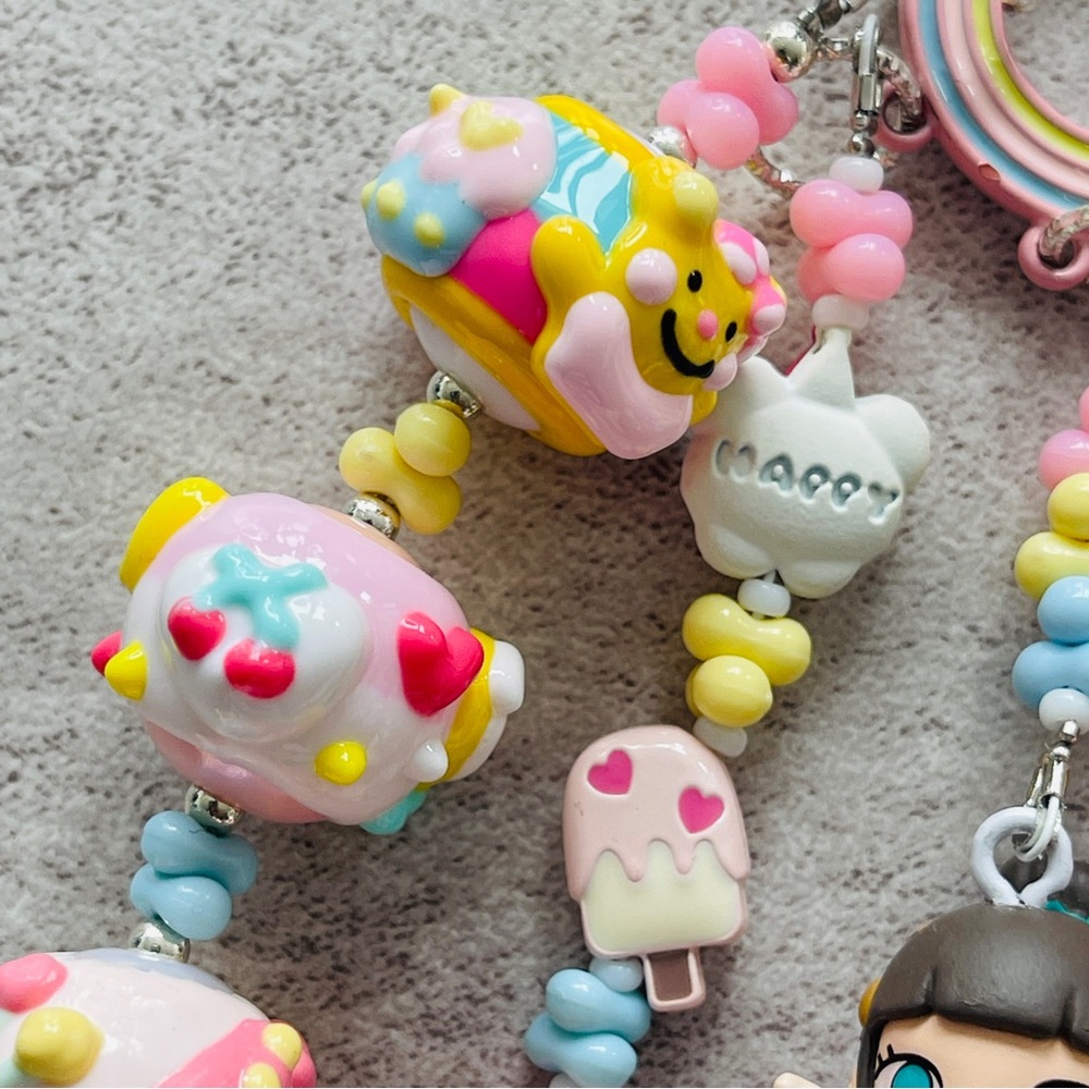 Colorful Kids Charm Bracelet Set - Picture 3 of 7